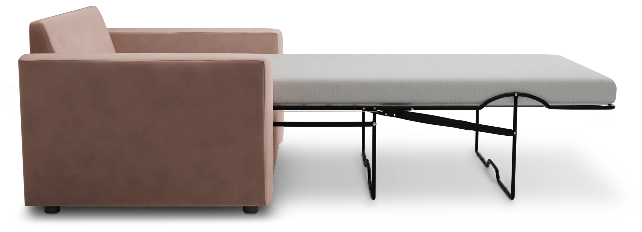 Siesta Joya Light Pink Fabric Memory Foam Sleeper Siesta Joya Light Pink Fabric Memory Foam Sleeper