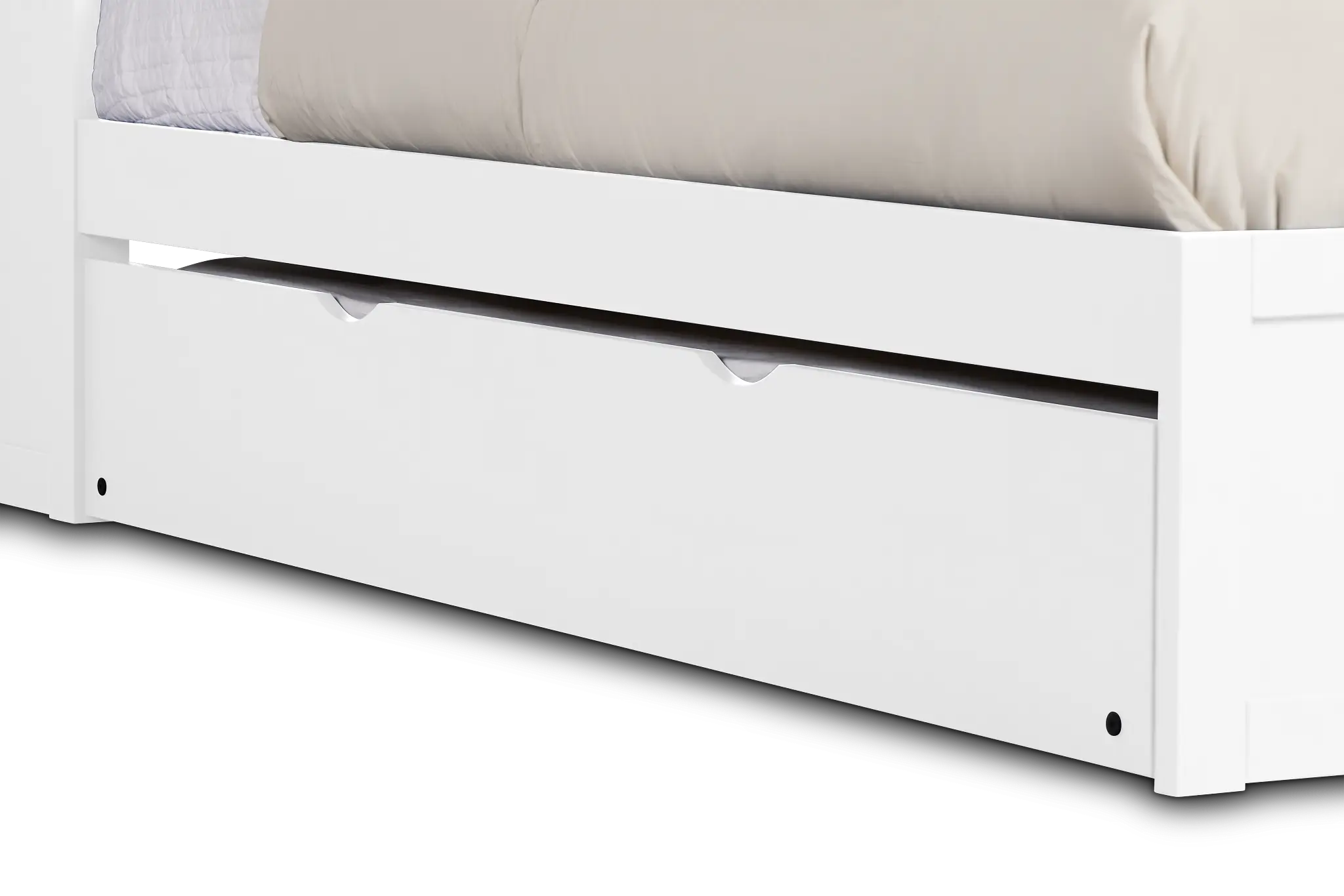 Charleston White Corner Bookcase Bed With Trundle Charleston White Corner Bookcase Bed With Trundle