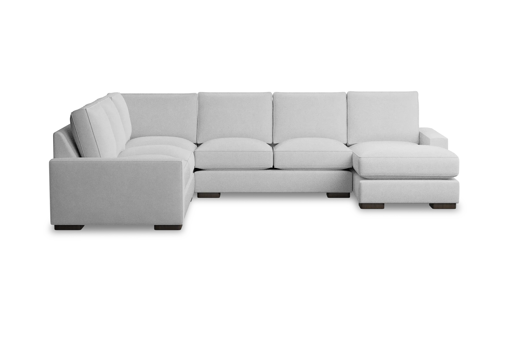 Edgewater Suave White Medium Right Chaise Sectional