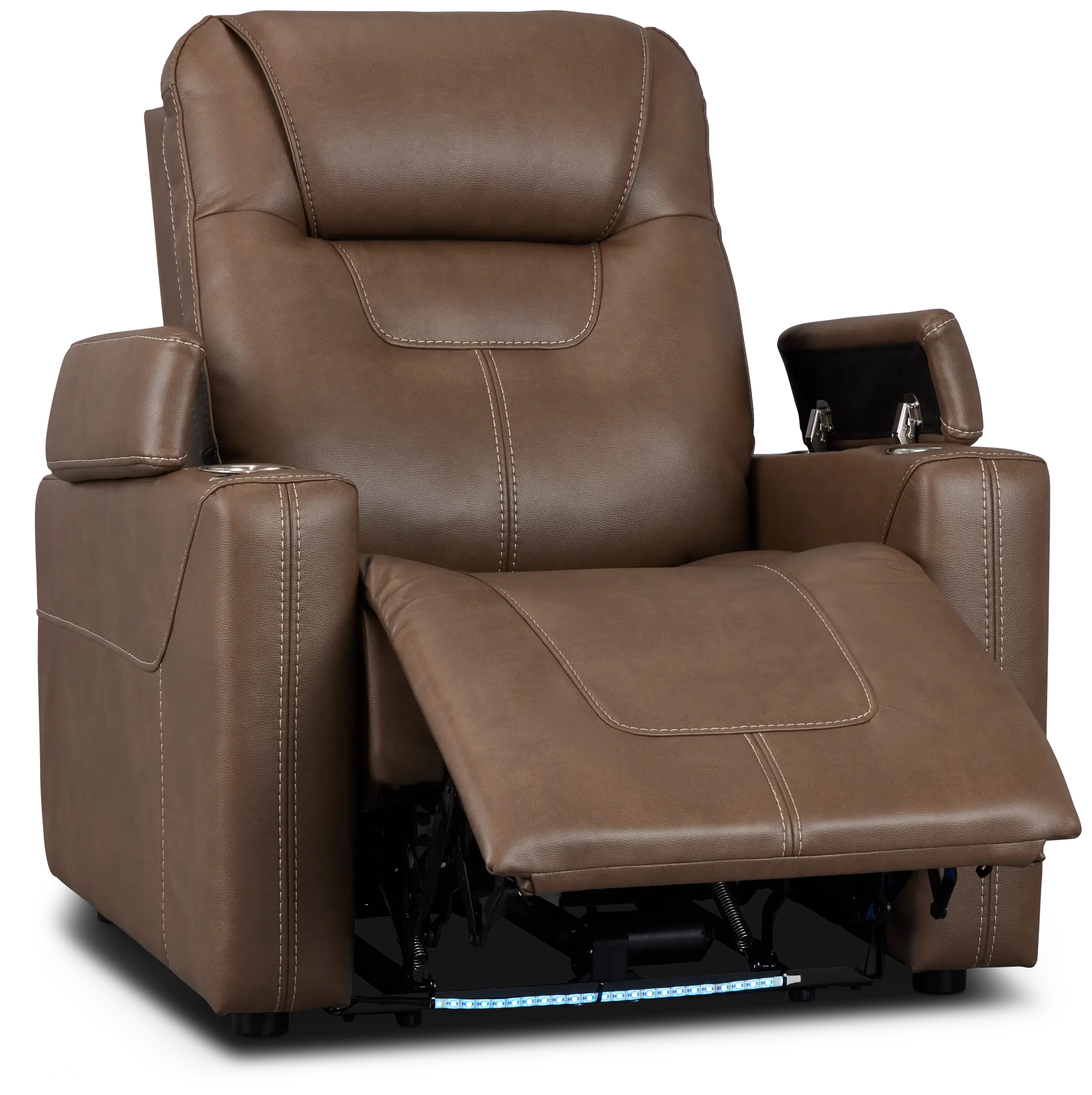 Vantage Dark Taupe Micro Power Recliner Vantage Dark Taupe Micro Power Recliner