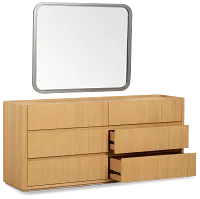 Nomad Light Tone Dresser & Mirror