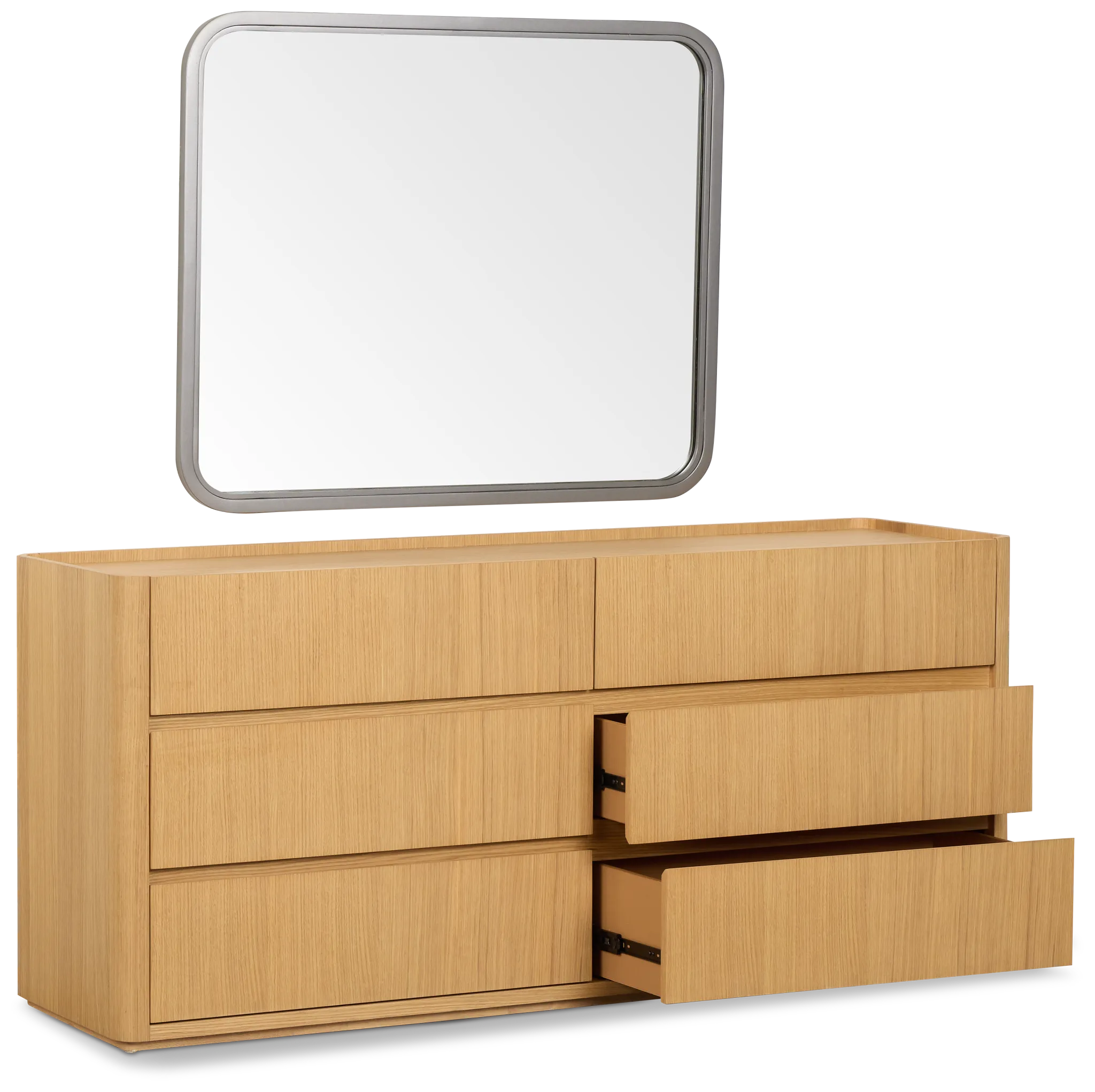 Nomad Light Tone Dresser & Mirror