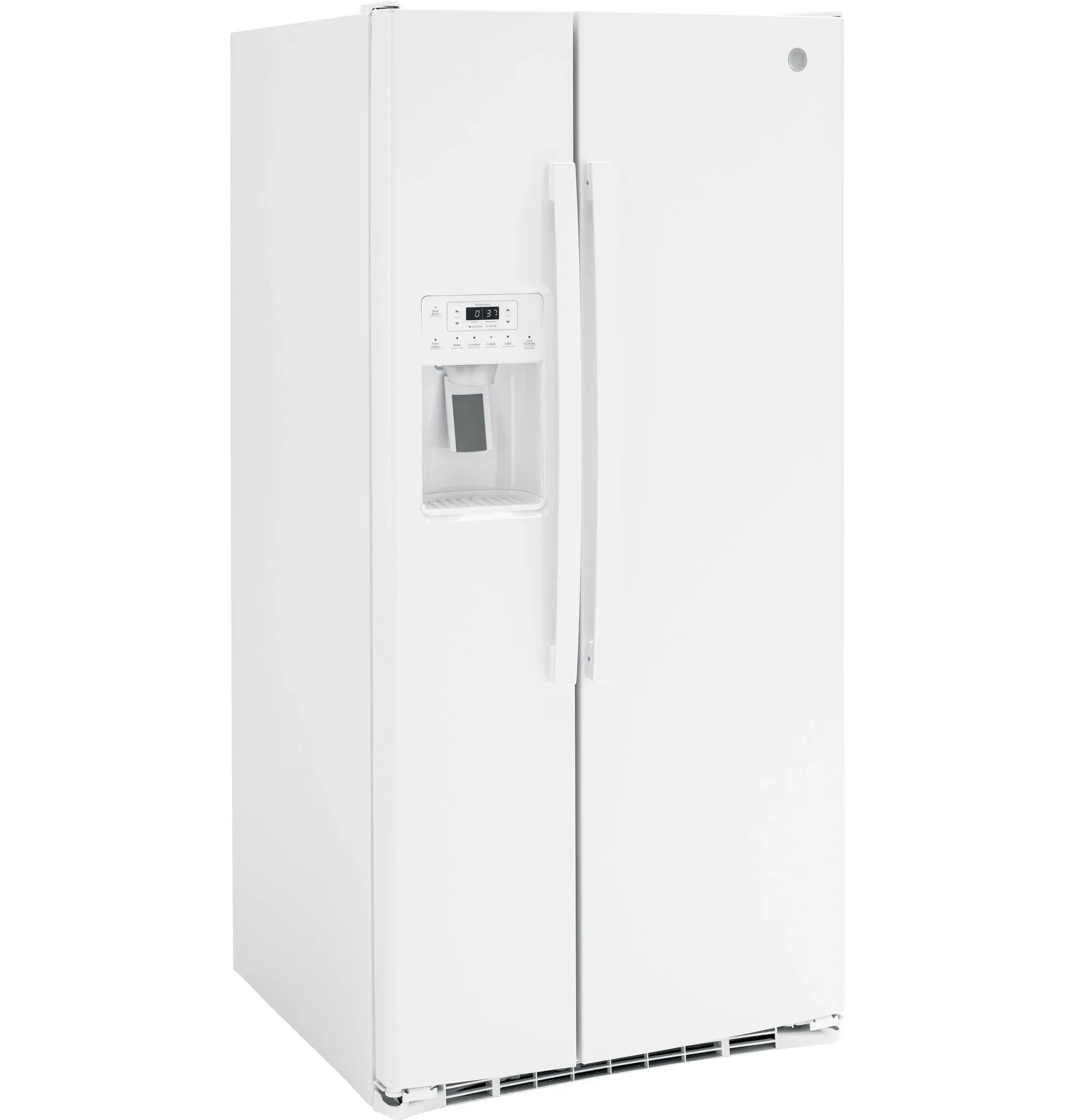 Ge Profile 23 Series White Side By Side Refrigerator
