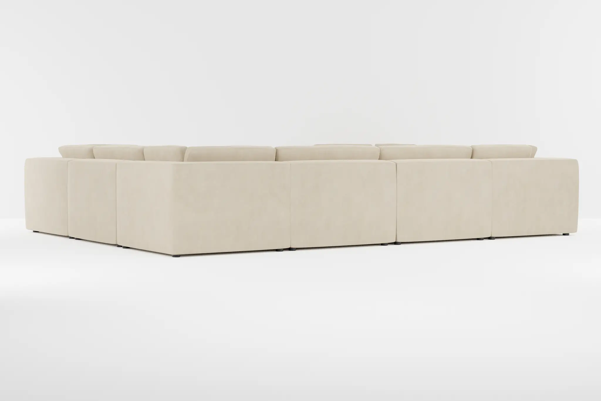 Destin Peyton Beige Fabric 8-piece Modular Sectional Destin Peyton Beige Fabric 8-piece Modular Sectional