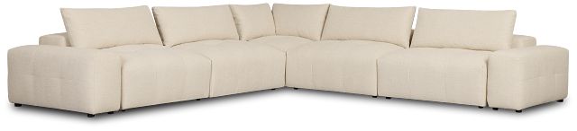 Remi Light Beige Fabric 7-piece Modular Sectional