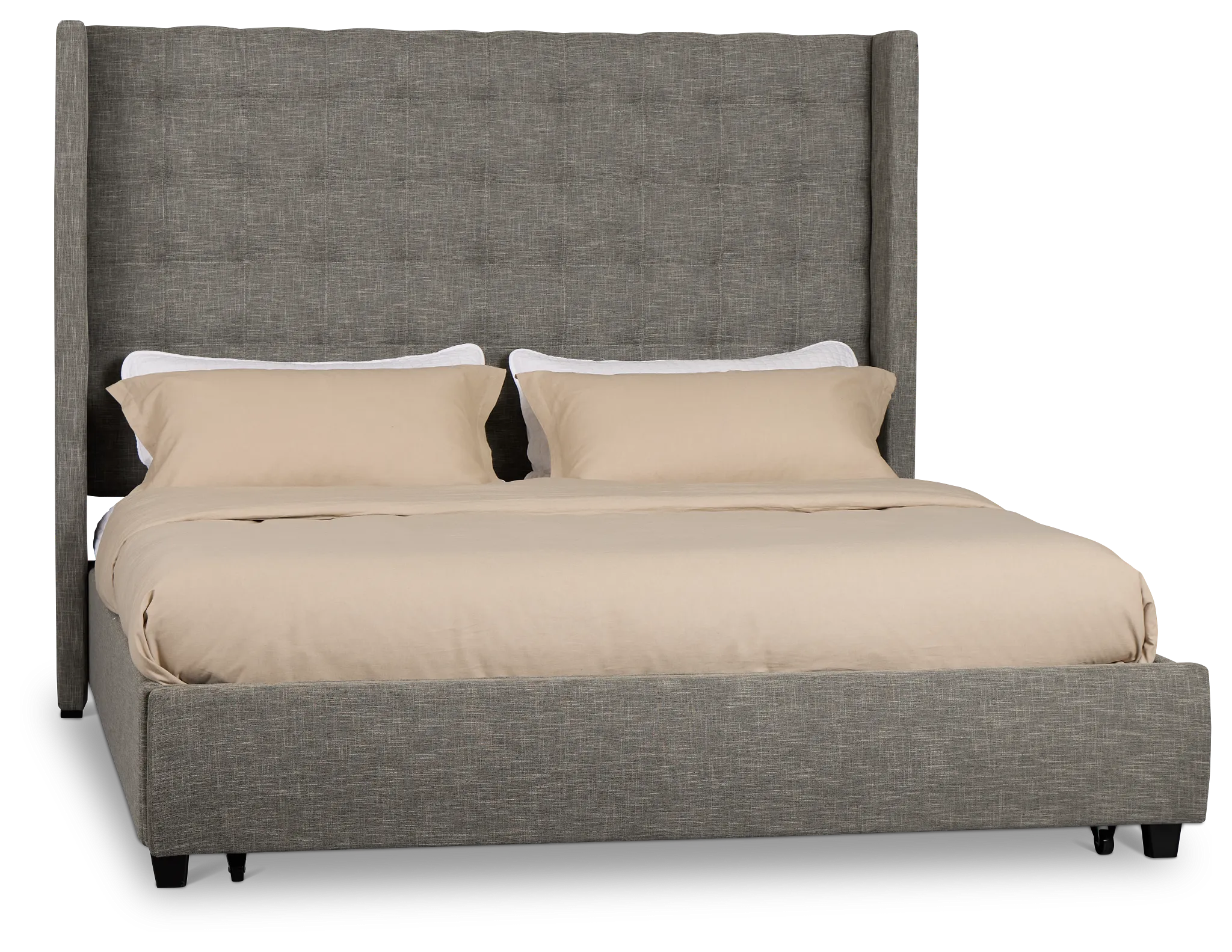 Chatham Gray High Platform Storage Bed