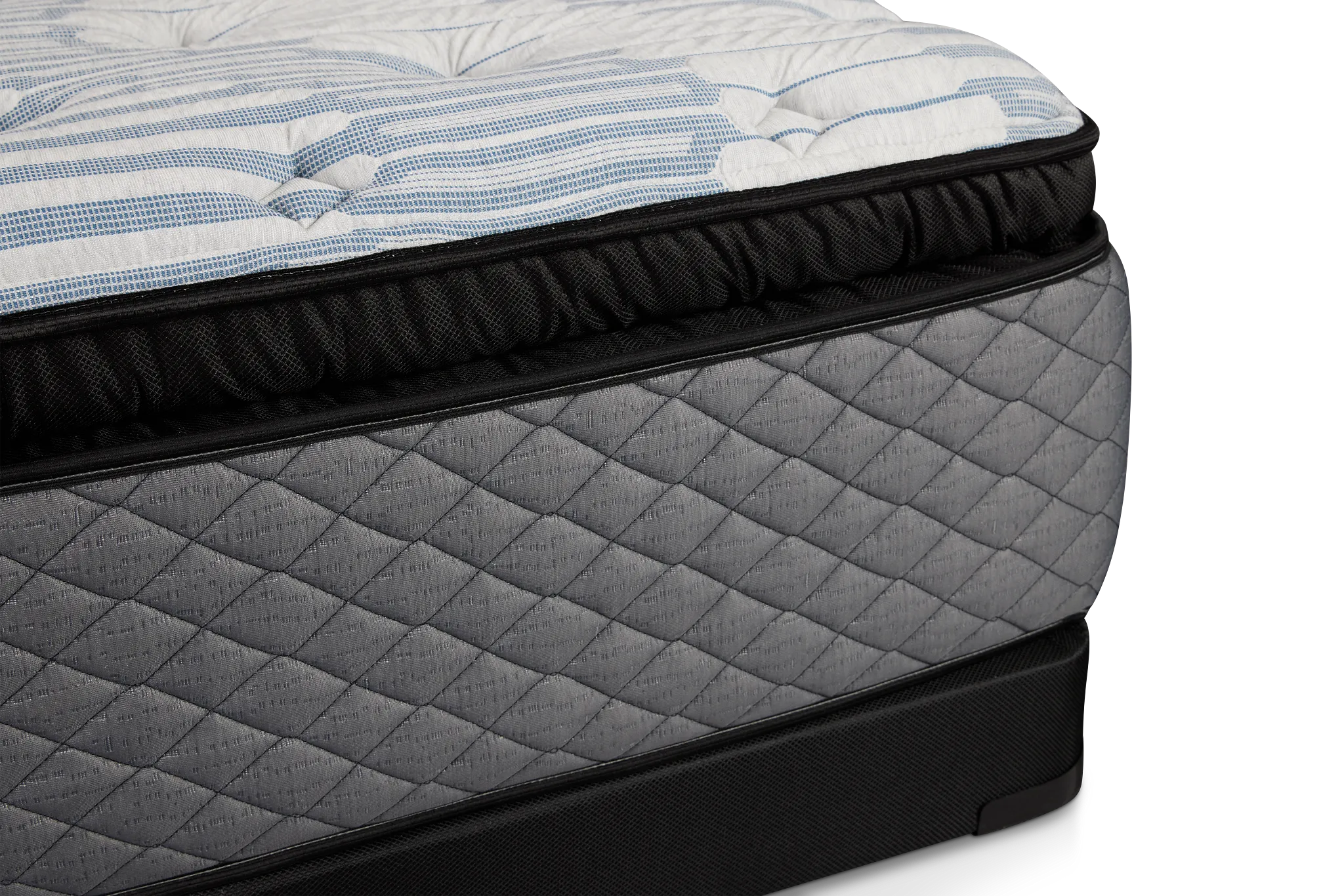 Kevin Charles By Sealy Signature Ultra Plush Low-profile Mattress Set