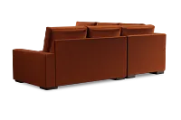 Edgewater Joya Orange Small Two-arm Sectional