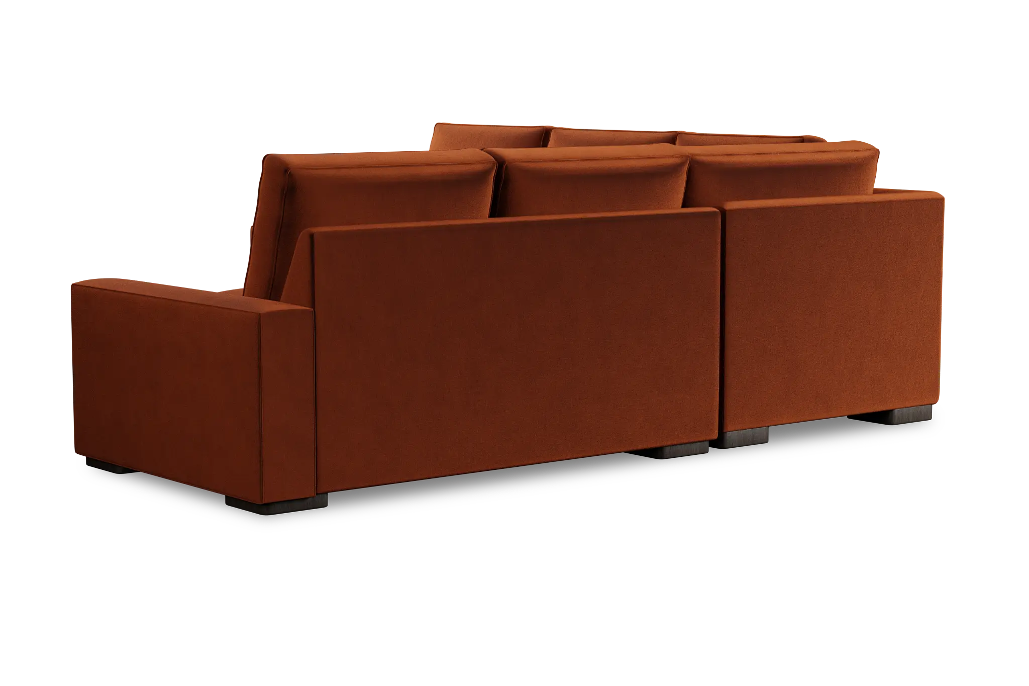 Edgewater Joya Orange Small Two-arm Sectional Edgewater Joya Orange Small Two-arm Sectional