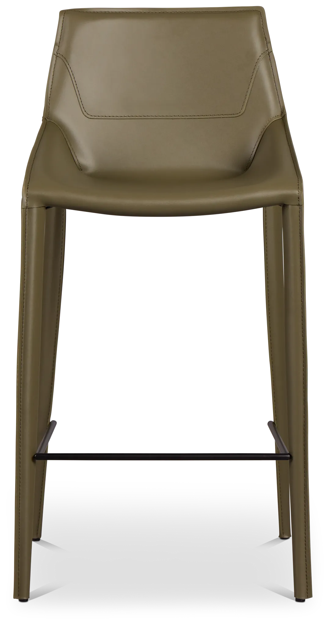 Wayne Dark Green 27" Upholstered Barstool