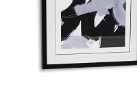 Swoosh Black Framed Wall Art