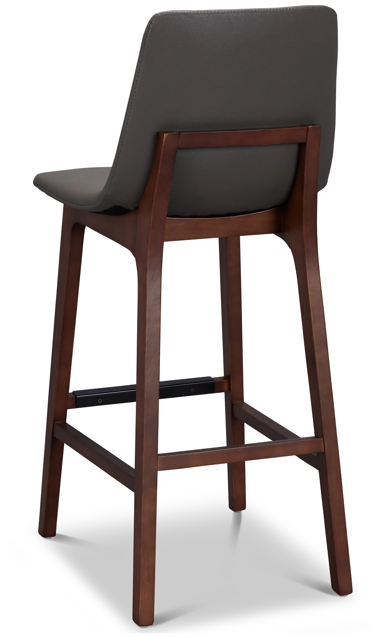 Hamilton Dark Gray Micro 30" Upholstered Barstool