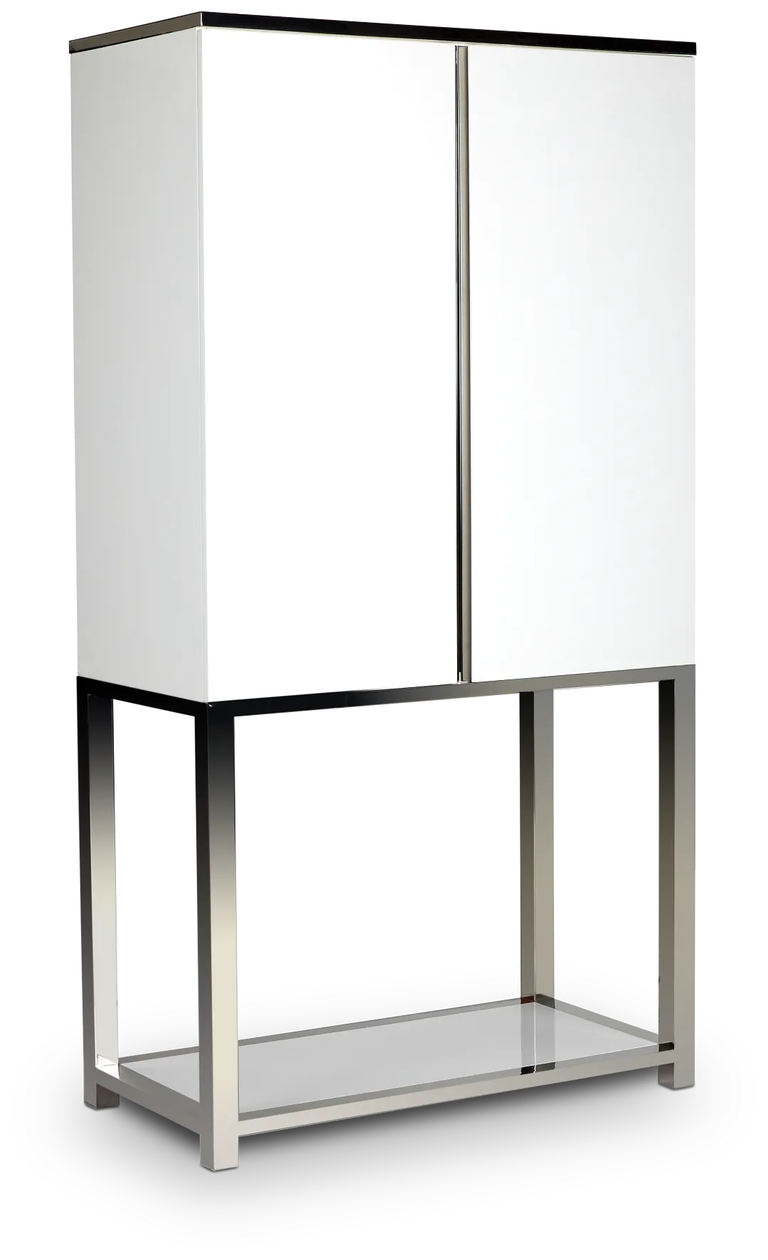 Miami White Bar Cabinet