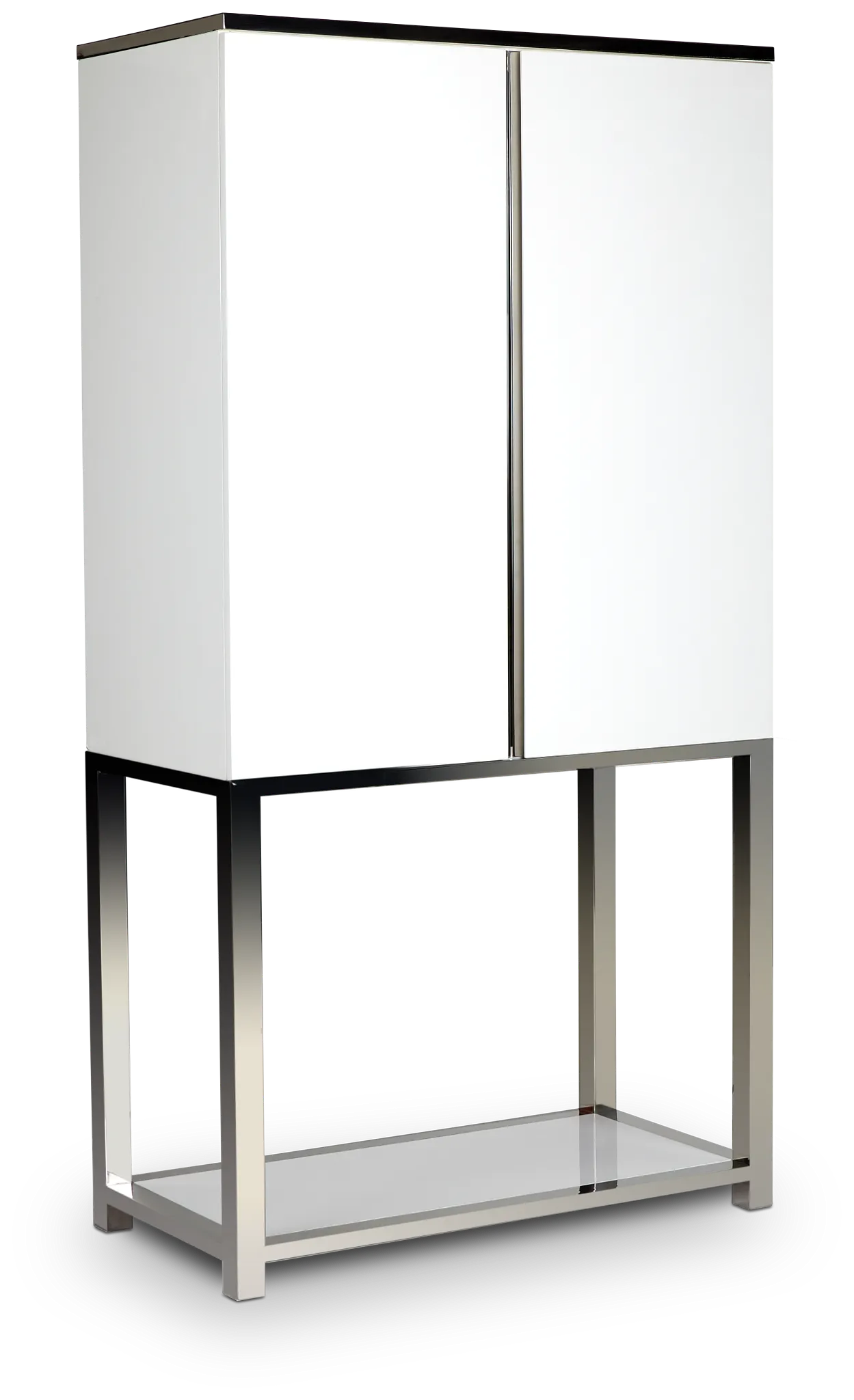 Miami White Bar Cabinet