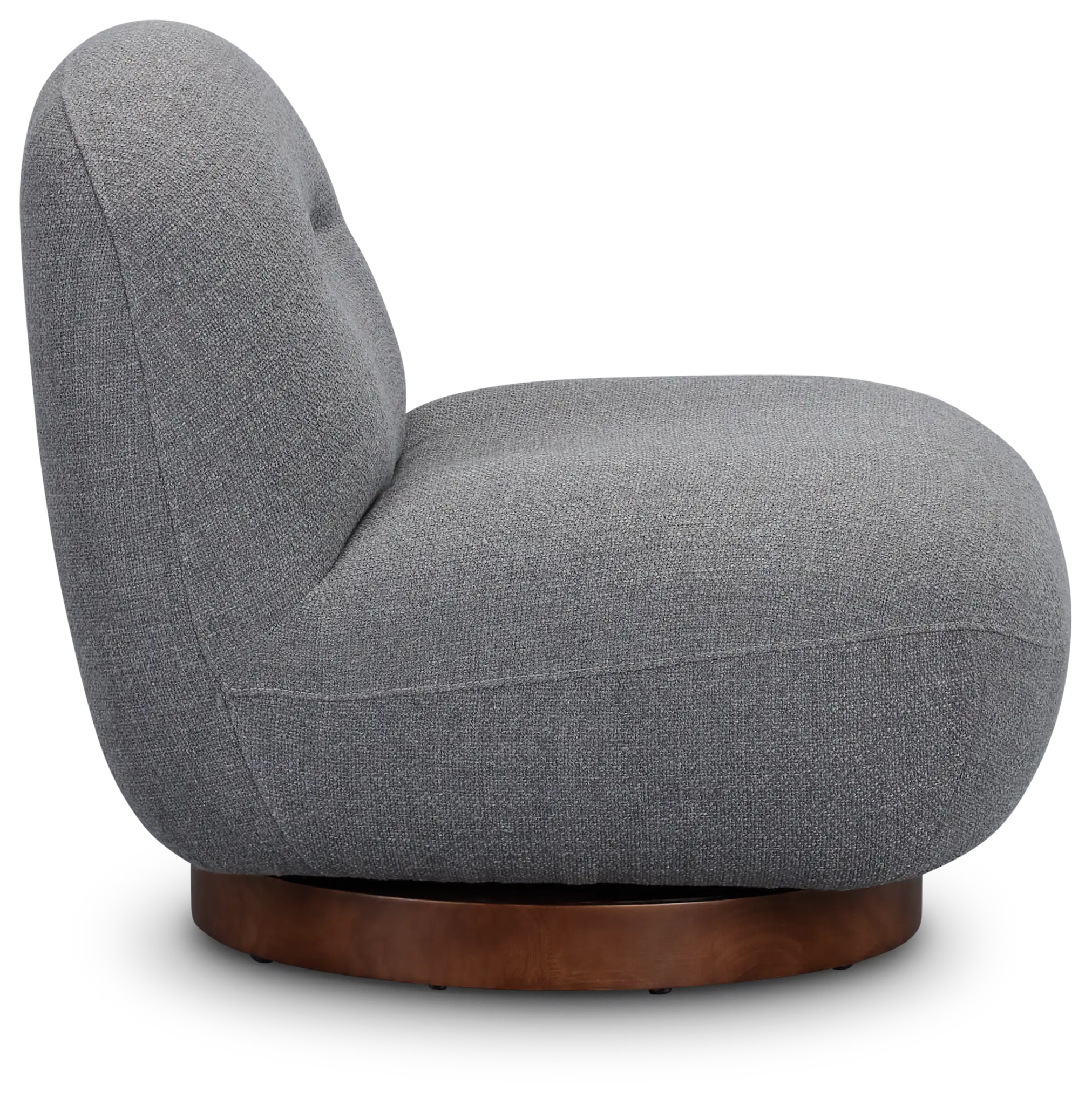 Aaliyah Dark Gray Fabric Swivel Accent Chair Aaliyah Dark Gray Fabric Swivel Accent Chair