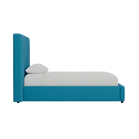 Grayton Joya Teal 54" Upholstered Platform Bed