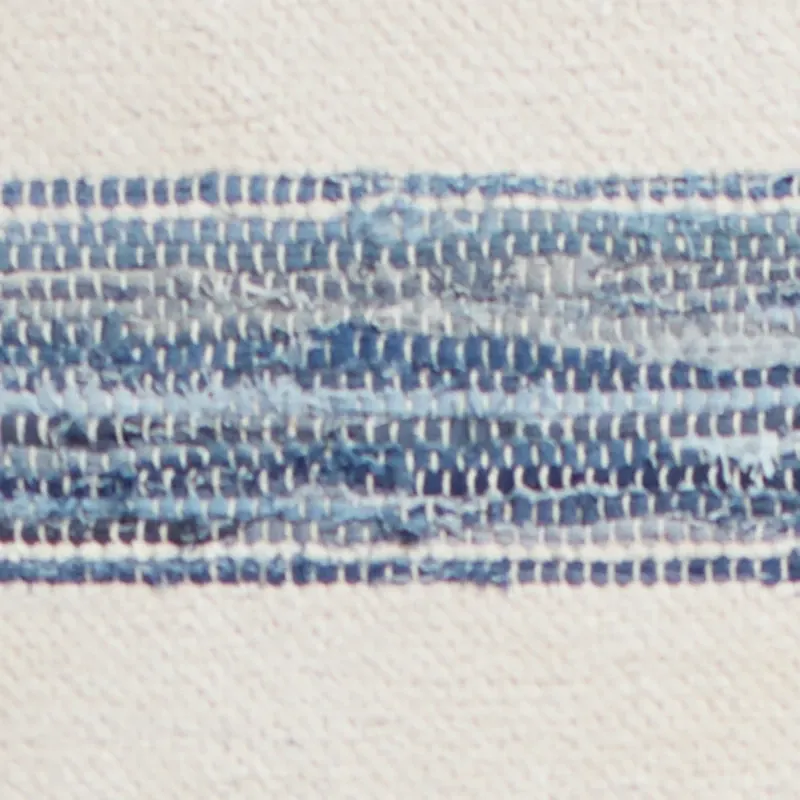 Naica Blue Stripe 8x10 Area Rug