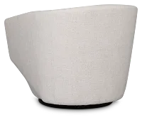 Baylor Light Beige Fabric Swivel Chair