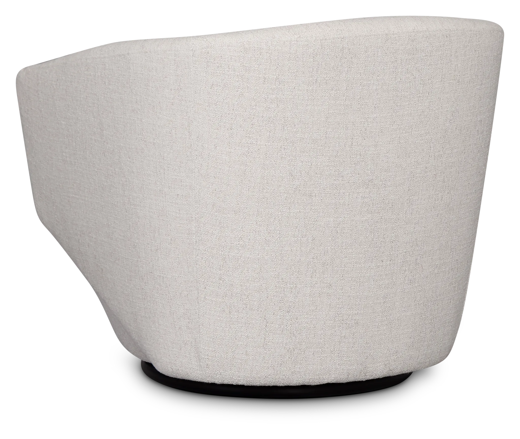 Baylor Light Beige Fabric Swivel Chair