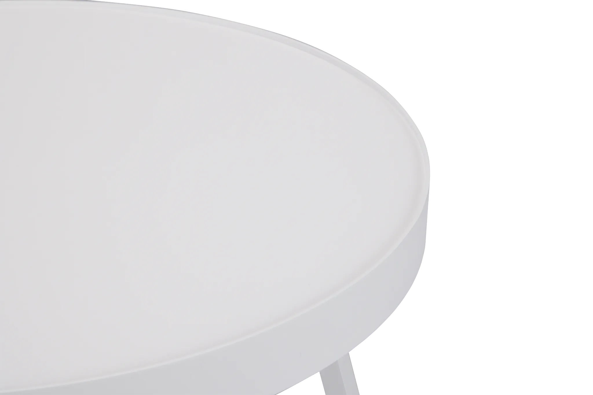 Tortuga White Large End Table