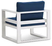Lisbon Navy Aluminum Chair
