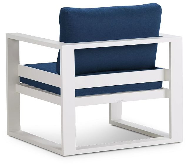 Lisbon Navy Aluminum Chair