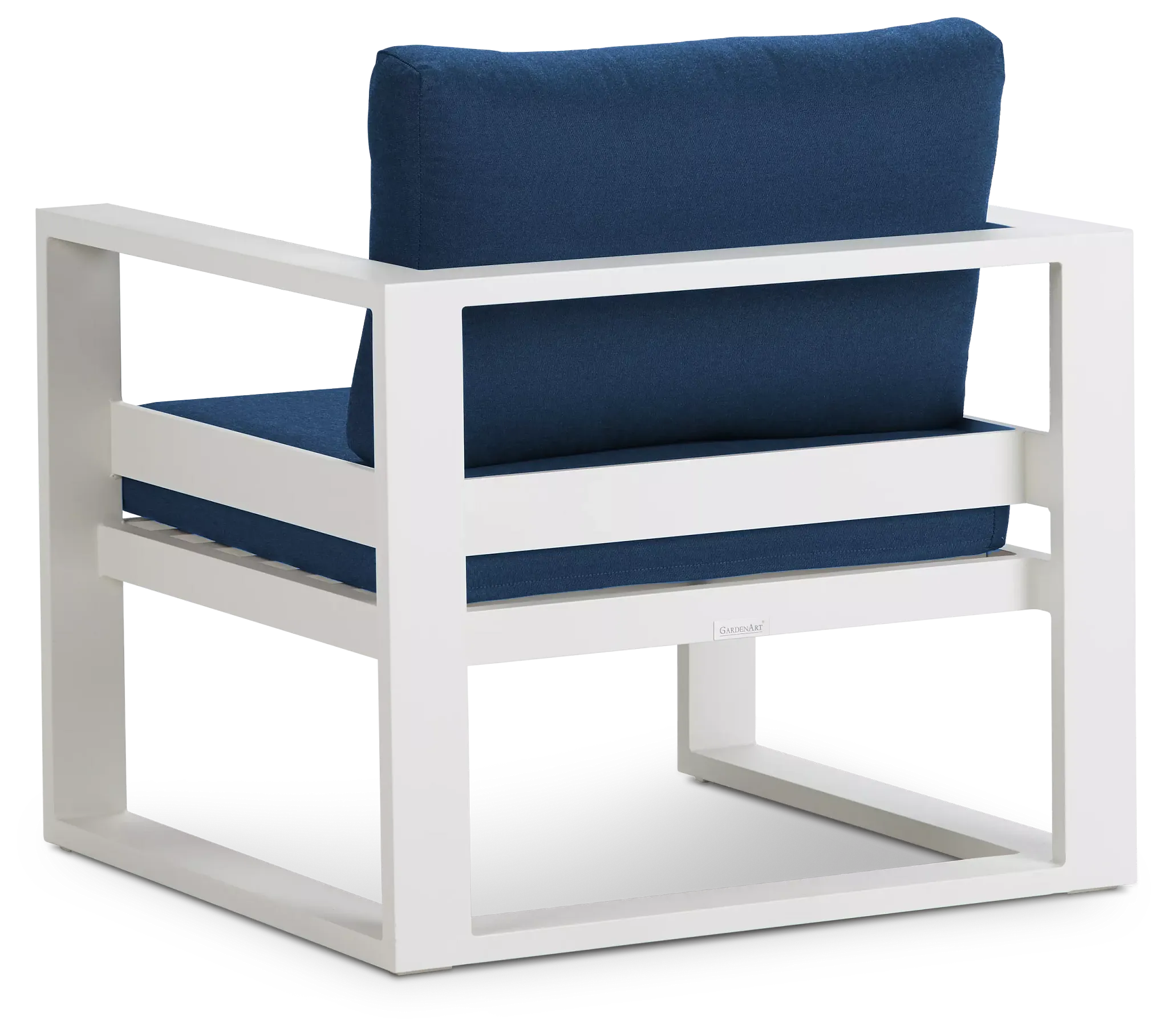 Lisbon Navy Aluminum Chair