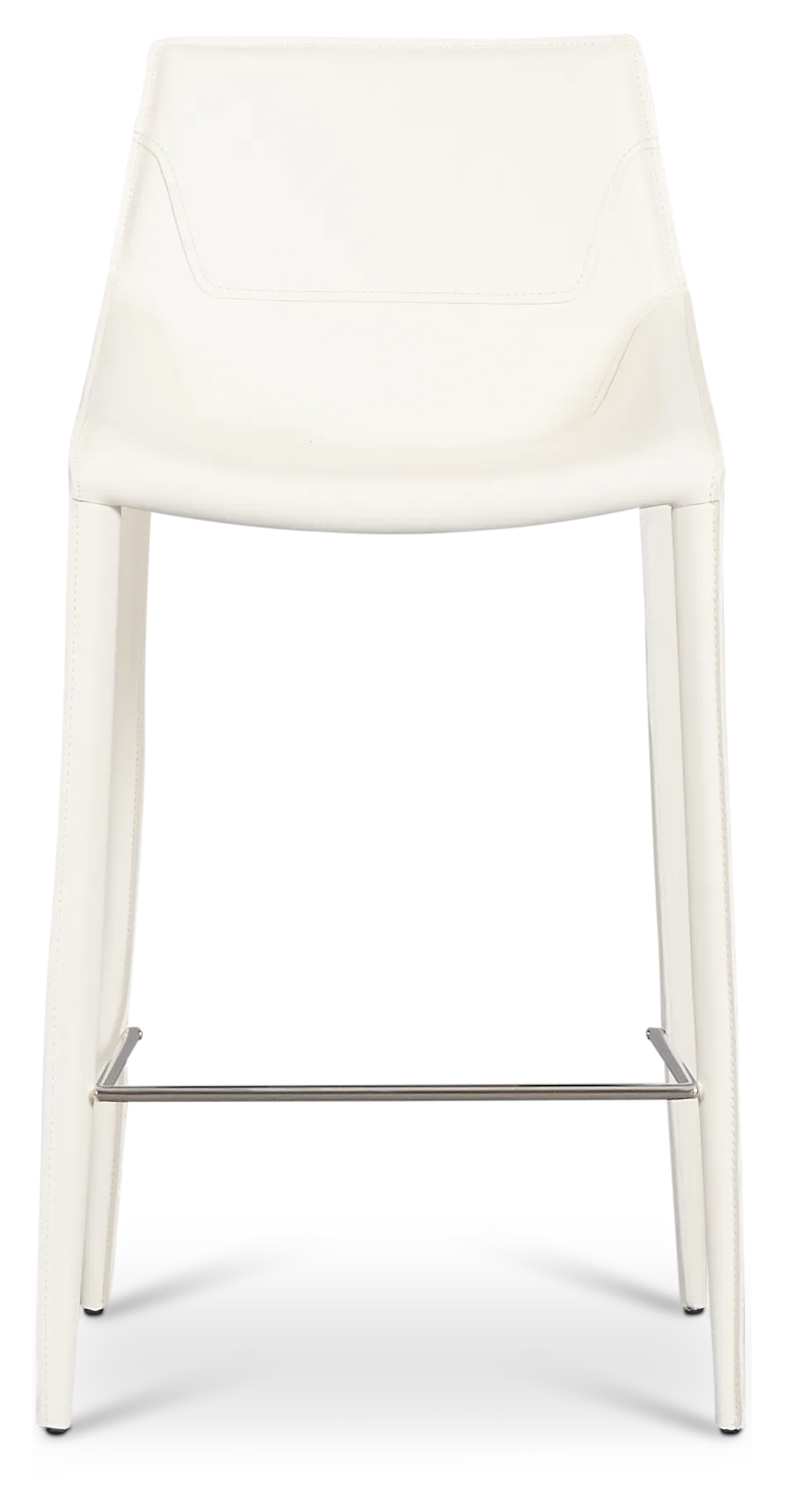 Wakefield White 27" Upholstered Barstool