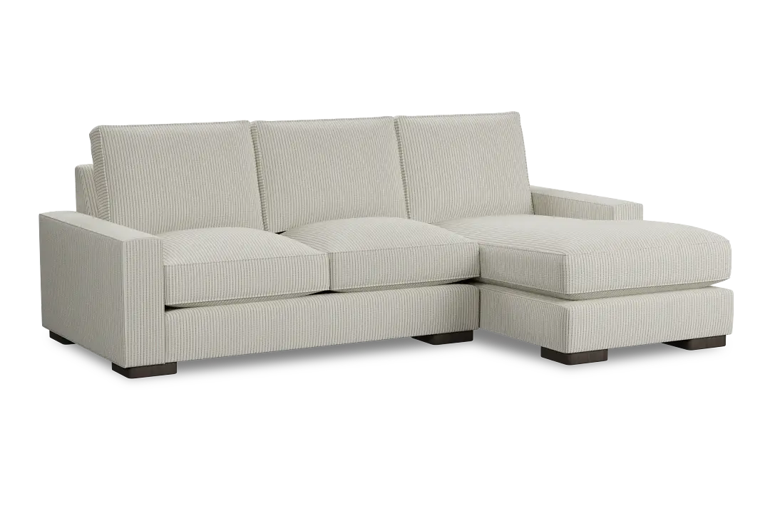 Edgewater Lucy Light Beige Right Chaise Sectional Edgewater Lucy Light Beige Right Chaise Sectional