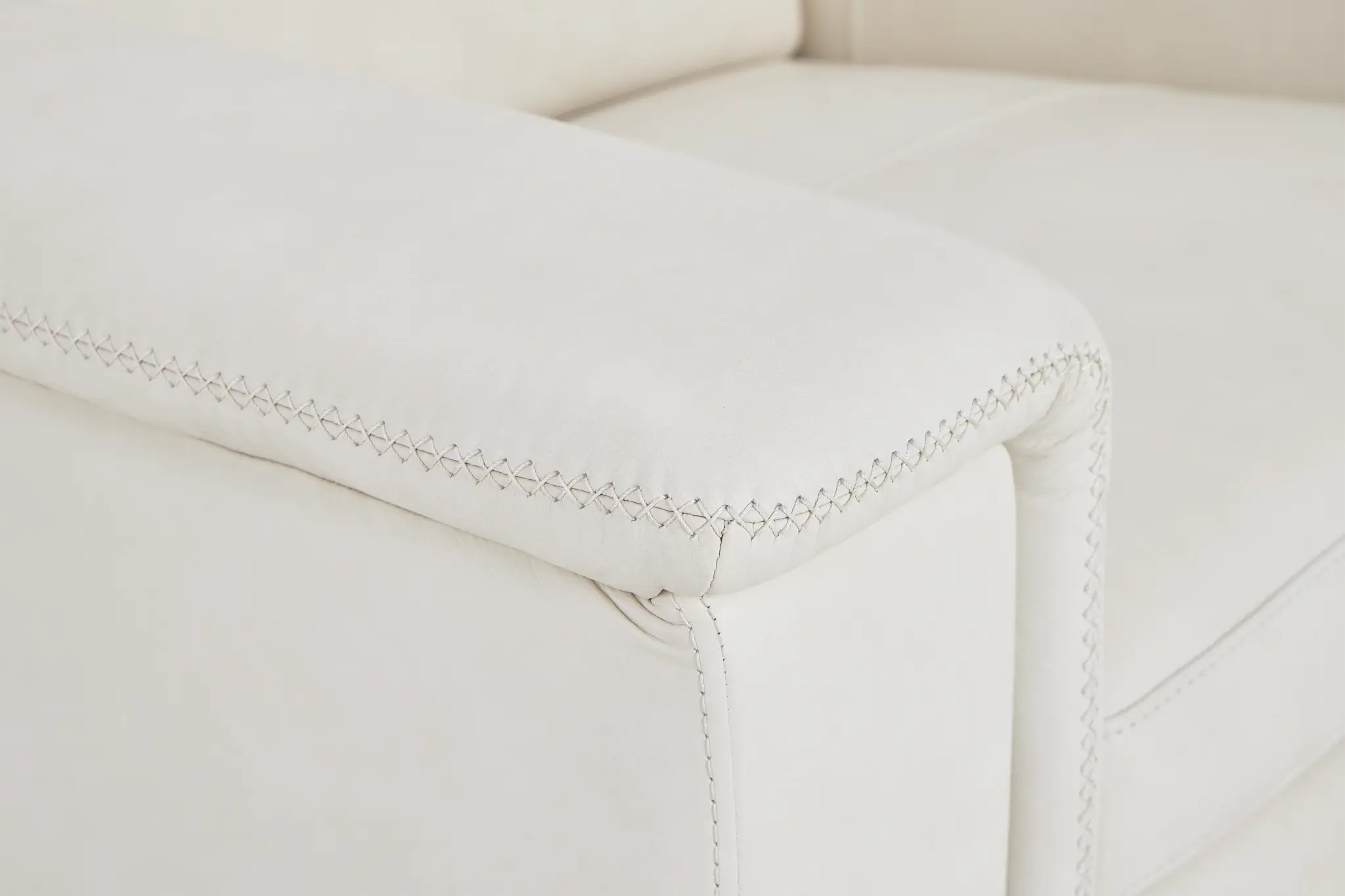 Ainsley White Leather Power Recliner Ainsley White Leather Power Recliner