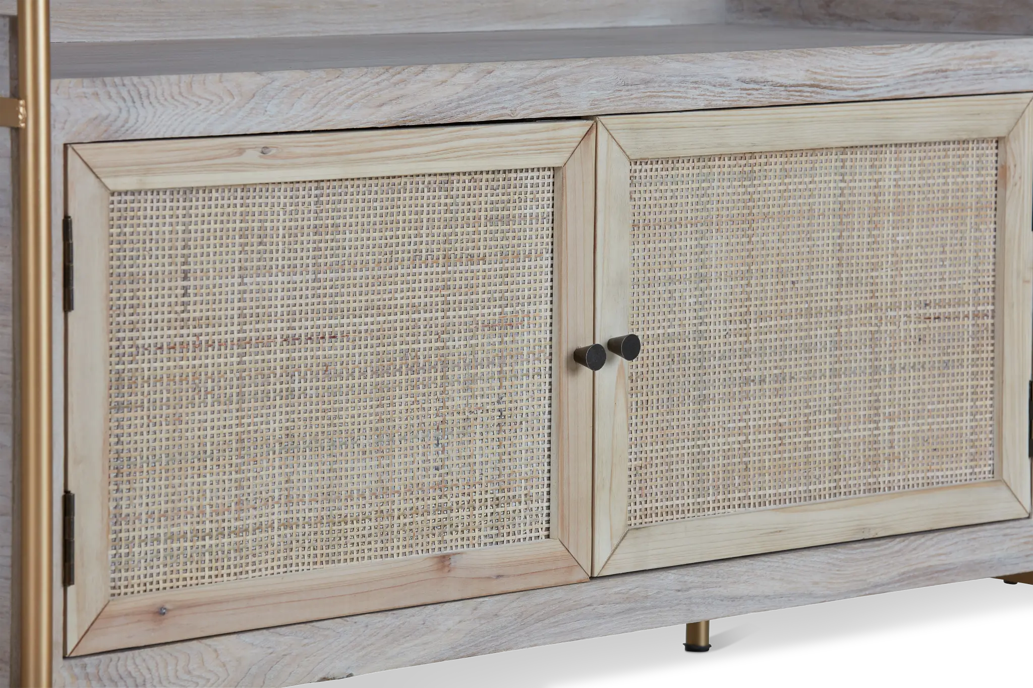 Cane Gold Bookcase Cane Gold Bookcase