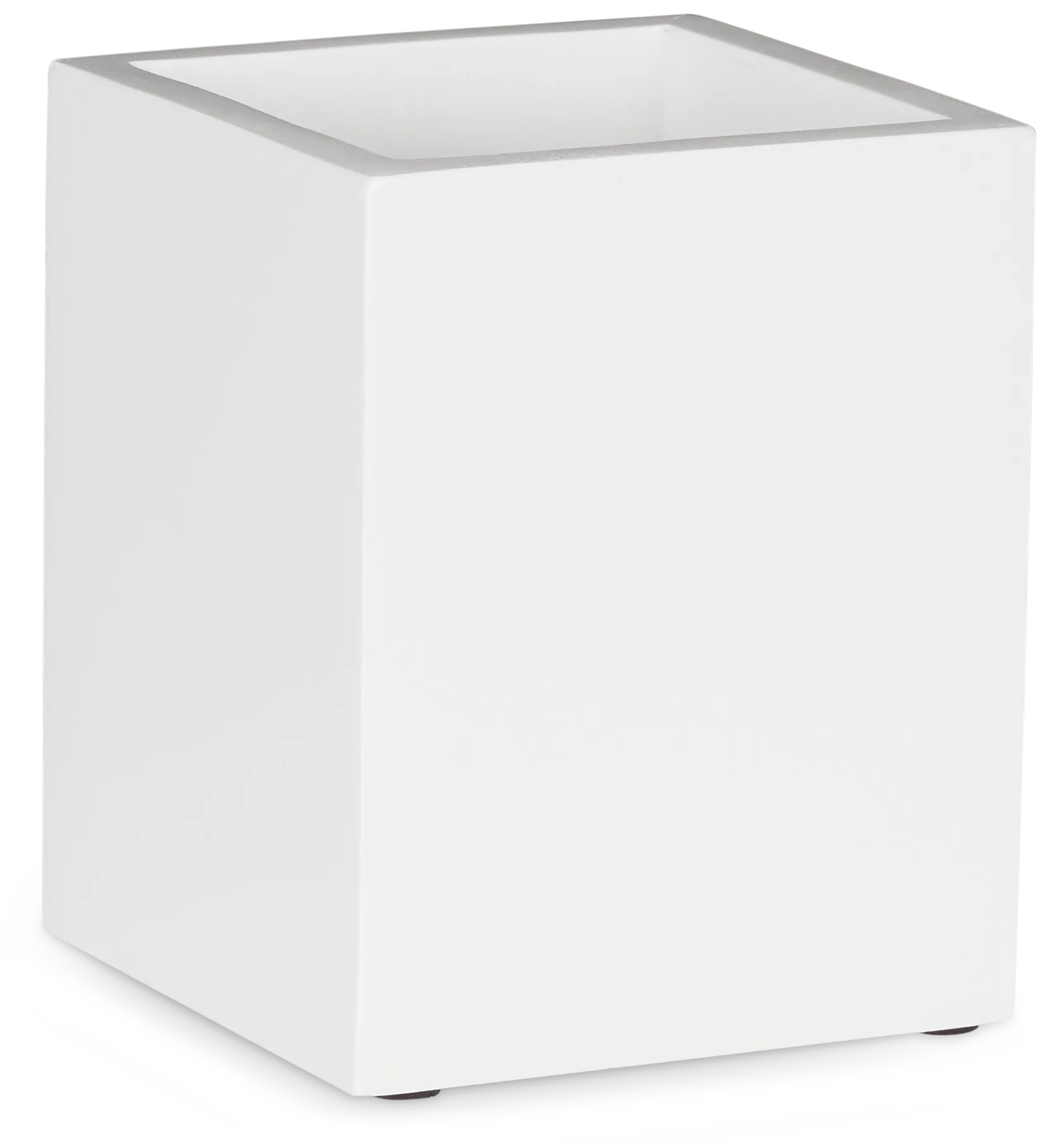 Ramble White Wood Pen Holder