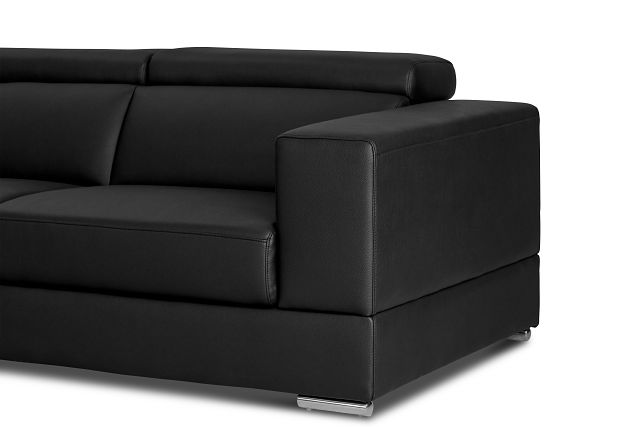 Maxwell Black Micro Two-arm Sectional (8)