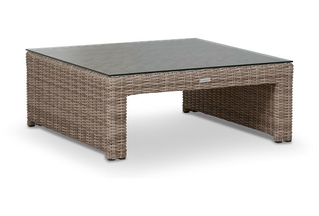 Raleigh Gray Square Coffee Table
