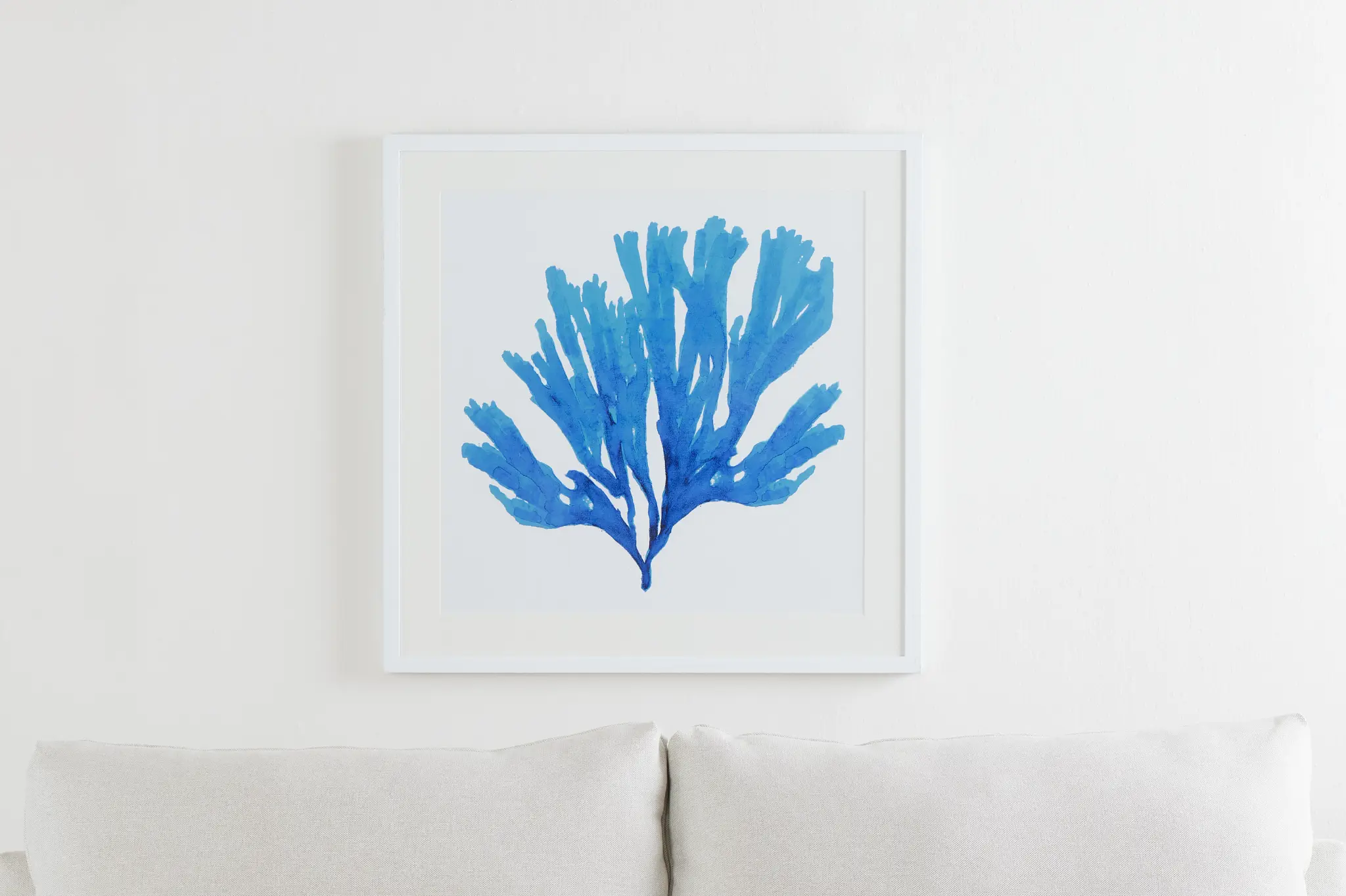 Coralcay Blue Framed Wall Art Coralcay Blue Framed Wall Art