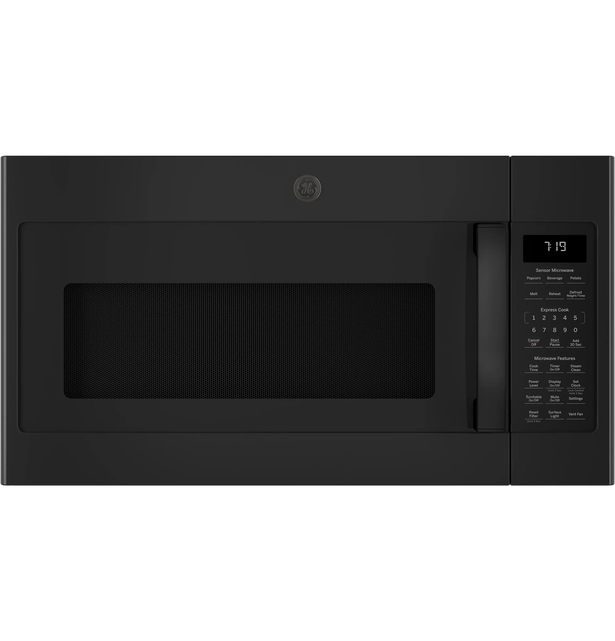 Ge 7195 Series Black Over-the-range Microwave