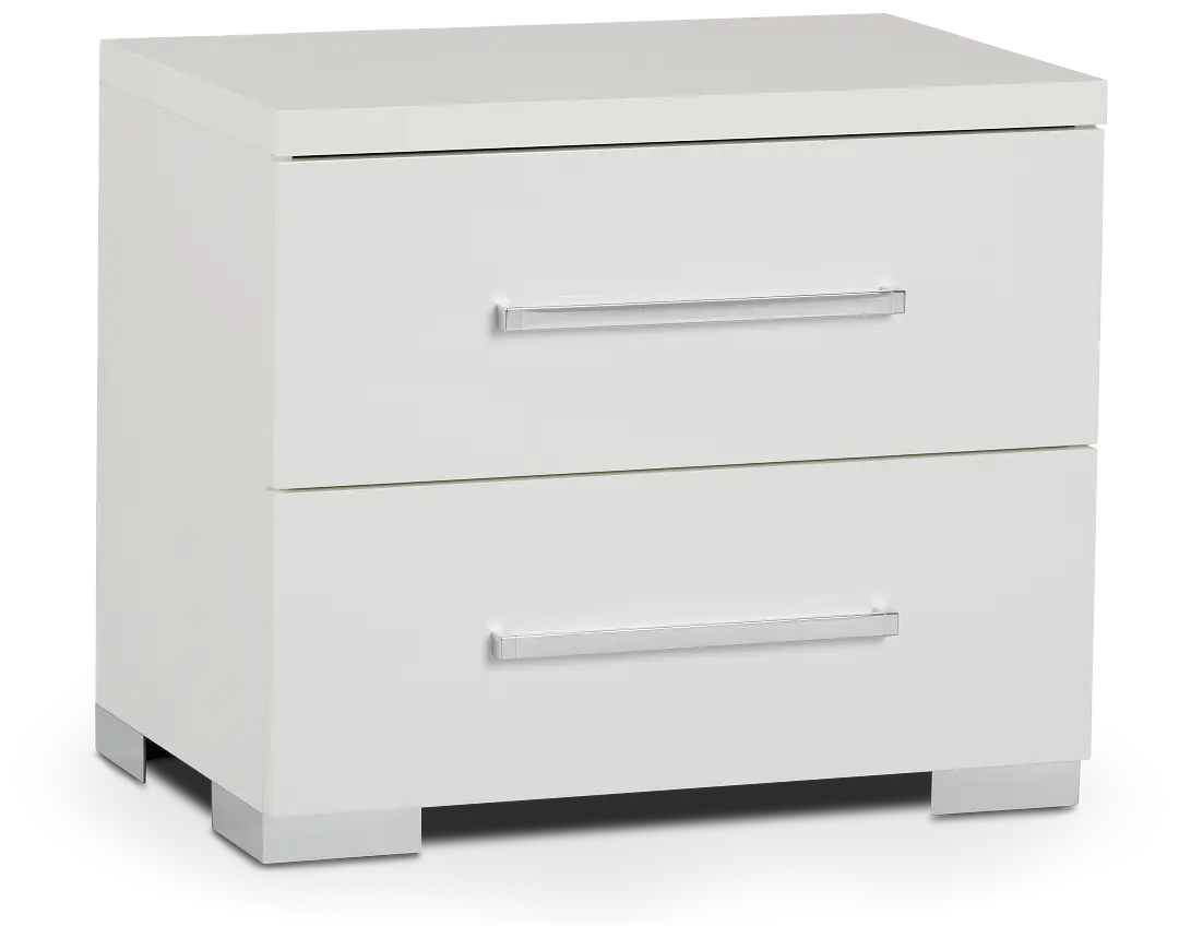 Verona White Nightstand Verona White Nightstand