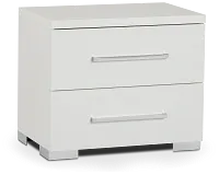 Verona White Nightstand