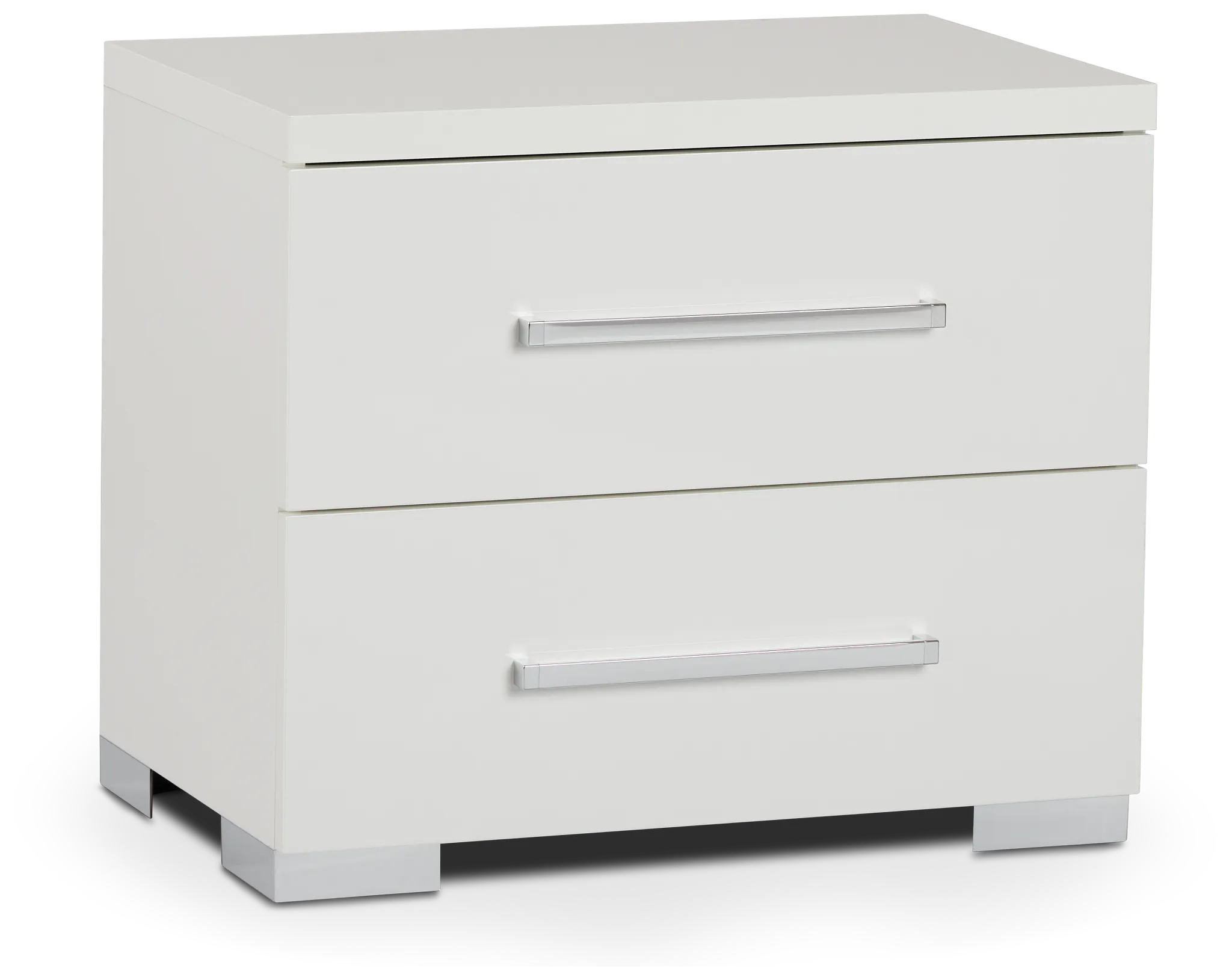 Verona White Nightstand