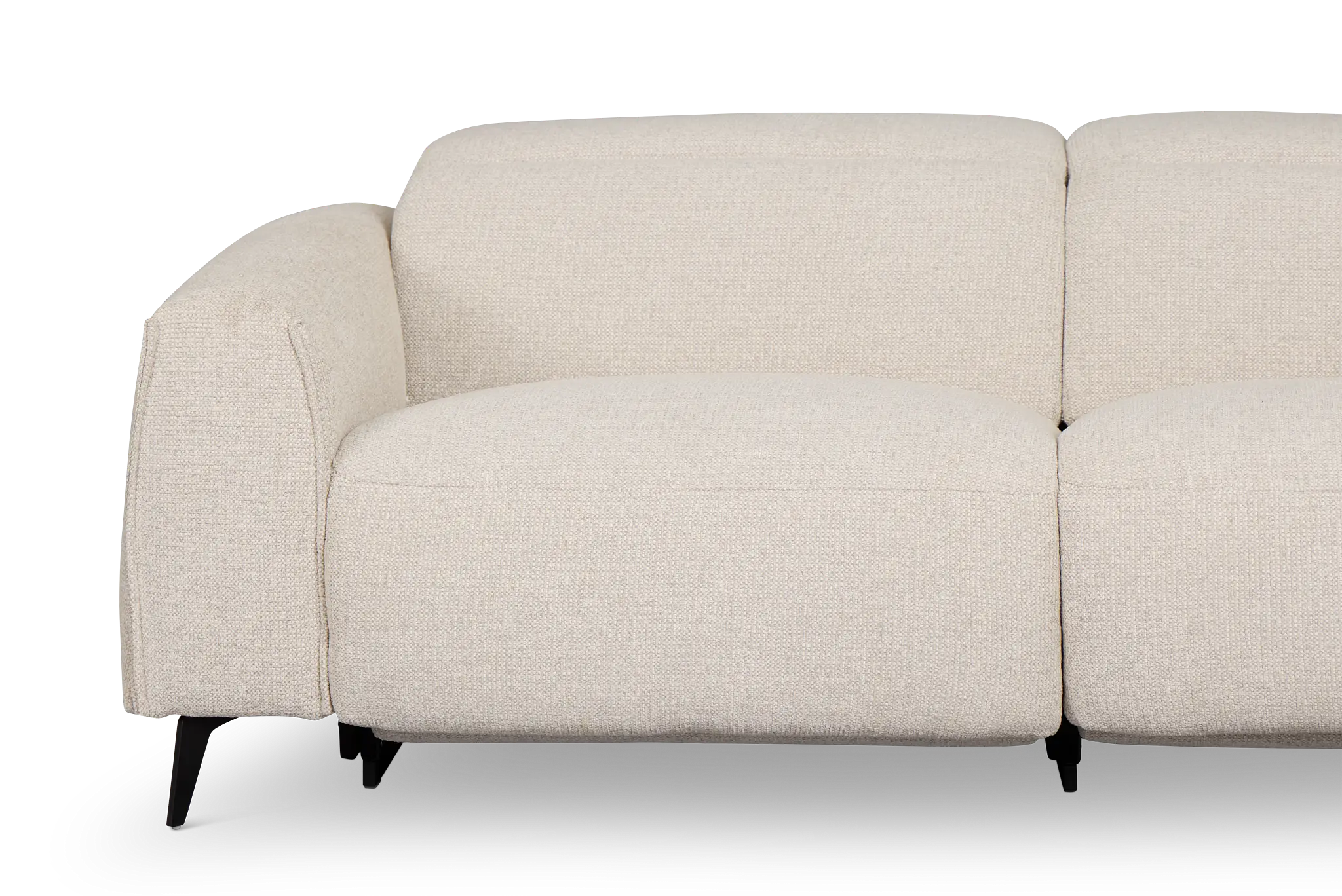 Reyna Light Beige Fabric Power Reclining Sofa Reyna Light Beige Fabric Power Reclining Sofa