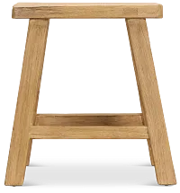 Nina Light Tone Square Stool