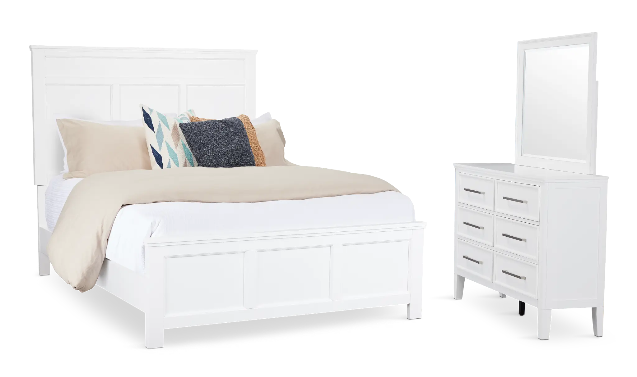 Seabrook White Small Panel Bedroom Seabrook White Small Panel Bedroom