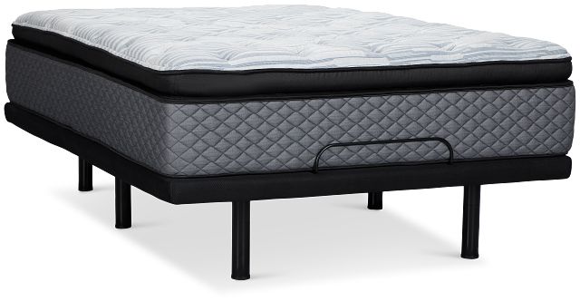 Kevin Charles By Sealy Signature Ultra Plush Deluxe Adjustable Mattress Set