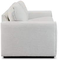 Avalon White Fabric Memory Foam Sleeper