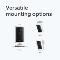 Ring Cam Pro Poe Black Outdoor Security Cameras