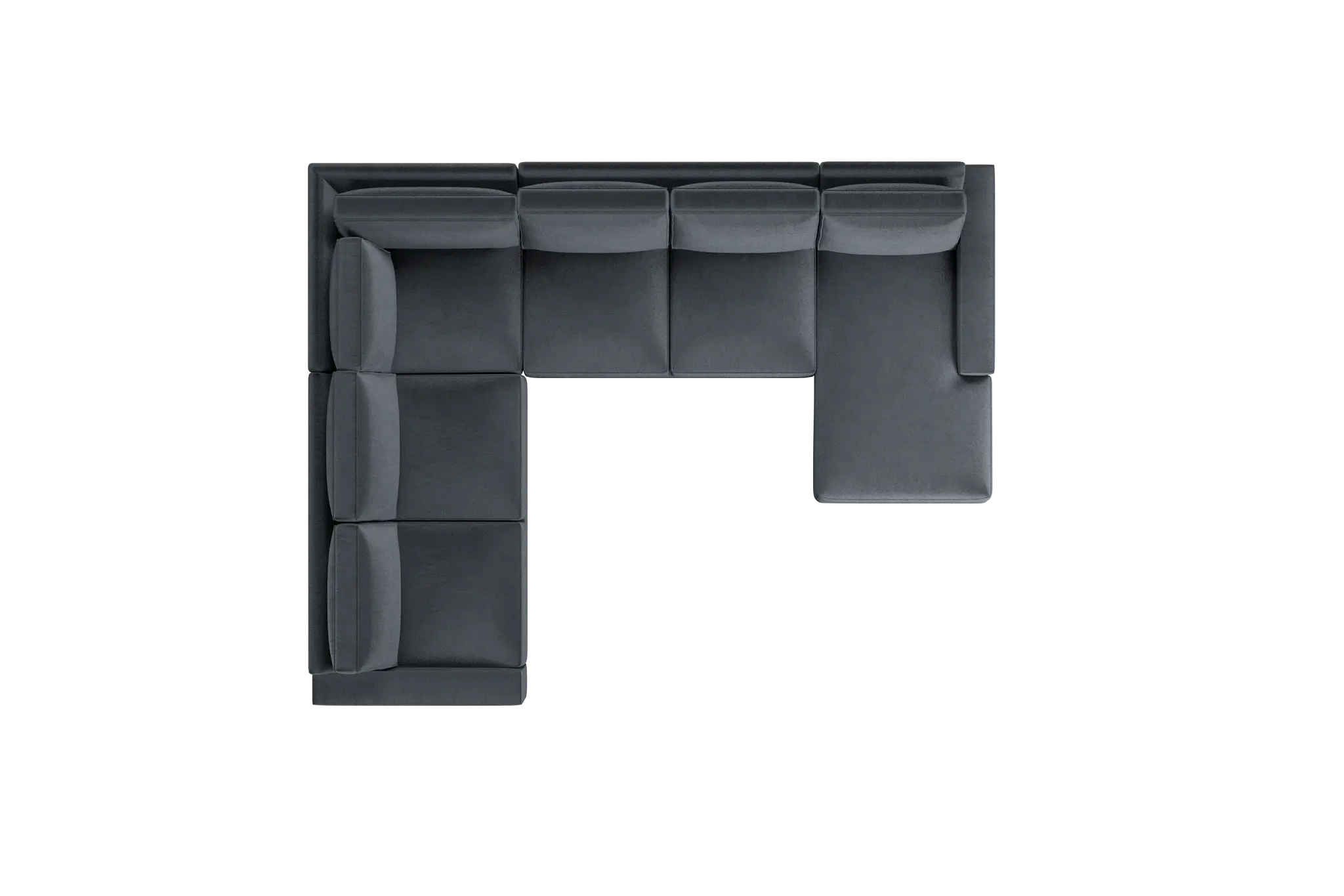 Edgewater Joya Gray Medium Right Chaise Sectional Edgewater Joya Gray Medium Right Chaise Sectional