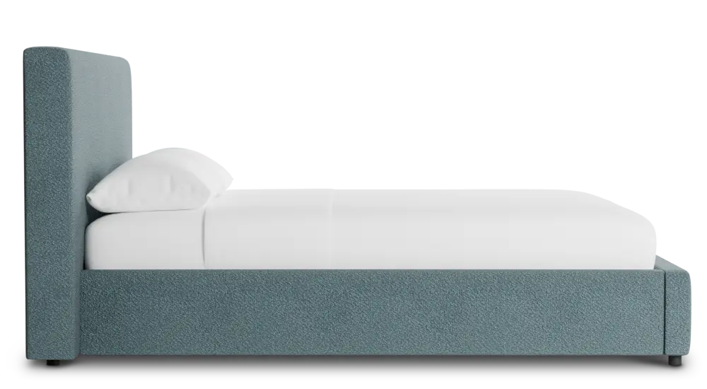 Grayton Sutton Blue 44" Upholstered Platform Bed Grayton Sutton Blue 44" Upholstered Platform Bed