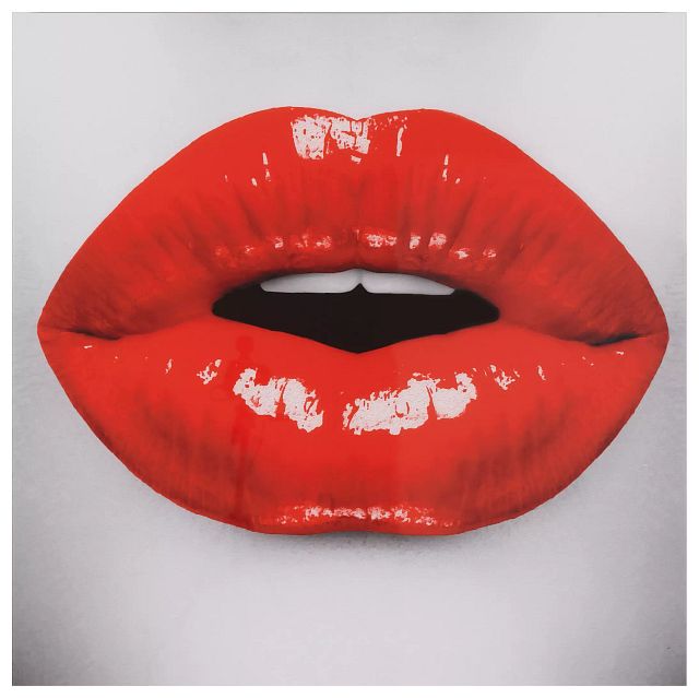 Ruby Red Acrylic Wall Art