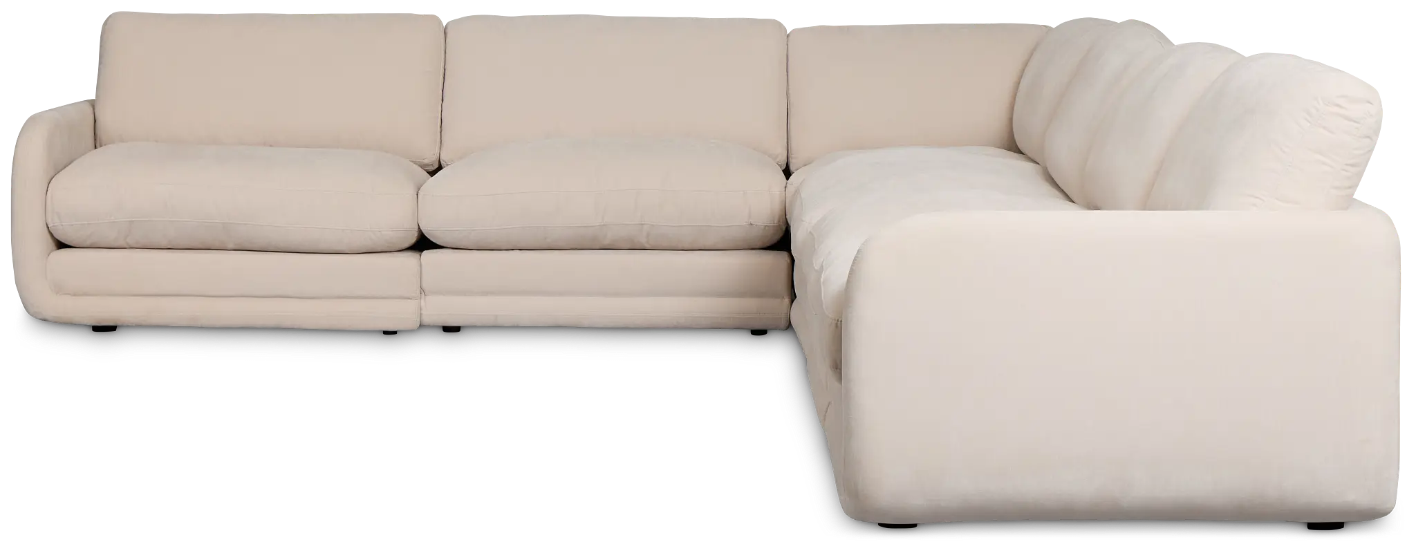 Jules Ivory Velvet 6-piece Modular Sectional Jules Ivory Velvet 6-piece Modular Sectional