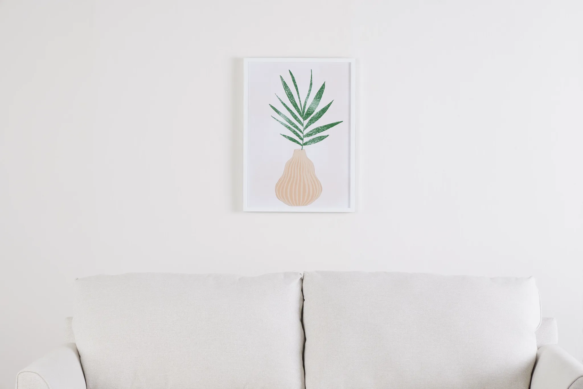 Lulu Green Framed Wall Art